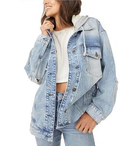 2025 vente en gros hommes personnalisé 100% Denim vestes sueur Style décontracté col rabattu épais moto hiver veste automne - Product Image 4