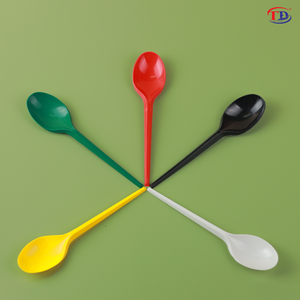 Cuchara de Plástico Desechable de Alta Gama, Libre de BPA, Precio de Fábrica, 21 cm, Color Personalizado, para Llevar, Restaurante, Picnic, Alta Calidad - Product Image 6