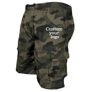 Personalice su logotipo Pantalones cortos de carga para hombre Multi-bolsillos Hombres Pantalones cortos de trabajo sueltos Moda Casual Pantalones cortos Verano Pantalones cortos al aire libre - Product Image 5