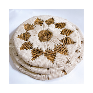 Juego de 3 pajitas de agua, jacinto, decoración de pared, cesta colgante, decoración de pared, arte, sala de estar, decoración hecha por Vietnam FBA Amazon - Product Image 1