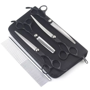 Nuevas Tijeras de Peluquería Profesionales, Duraderas, Rectas, de Acero Inoxidable, Ligeras, para Diestros, Mango Mediano, 30 Dientes, 6CR13 - Product Image 1