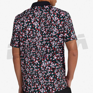 Polo de golf de haute qualité pour hommes, tissu qui évacue l'humidité, léger, à manches courtes, haut confortable et décontracté - Product Image 4