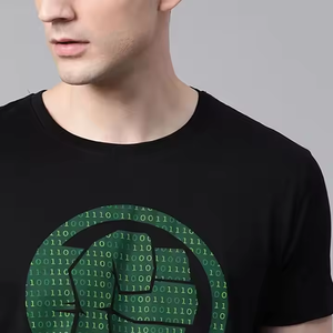 T-shirts pour hommes personnalisés, en coton lourd 100%, coupe ample, manches courtes, impression numérique, séchage rapide, respectueux de l'environnement, t-shirt de yoga - Product Image 6