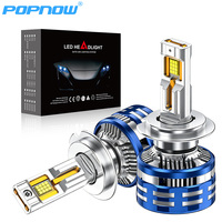 Prix d'usine en gros, phares LED 300W 40000LM, quatre tubes en cuivre, phares LED pour voiture H1 H3 9005 9006 H11 H7 H4