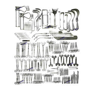 Juego de Instrumentos Quirúrgicos para Laparotomía de 197 Piezas, Instrumentos Completos para Cirugía Abdominal - Product Image 1