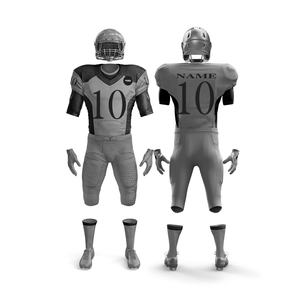 Uniforme de Fútbol Americano Moderno Personalizado |   Uniforme de Fútbol con Camiseta y Pantalones |   Ropa Deportiva Transpirable de Poliéster - Product Image 3