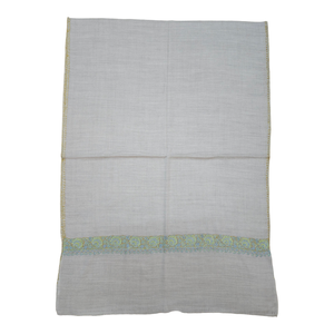 Bufanda Larga de Cachemira de Lana Merino Unisex Elegante Bordado a Mano Suave y Cálido Chal Tradicional Sozni Work-Designer Collection - Product Image 2