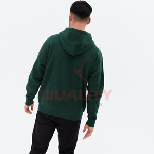 100% coton lourd pull à capuche pour hommes personnalisé brodé hiver Streetwear Style polaire Designer impression teint uni - Product Image 4