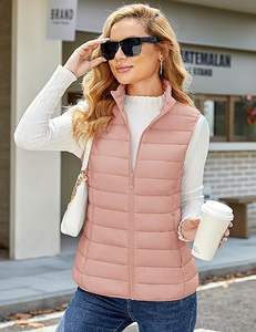 Venta Directa de Fábrica, Chaleco Acolchado con Cierre y Cuello en V, Personalizable, Transpirable, de Alta Calidad, para Hombre, Invierno, Casual - Product Image 1