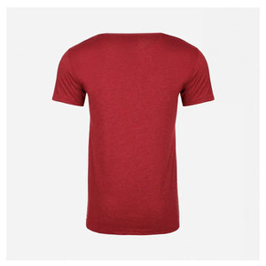 Camisetas Tri-blend al por Mayor, Color Rojo, The Next Level Apparel, Camisetas CVC Premium Ajustadas para Hombre - Product Image 4