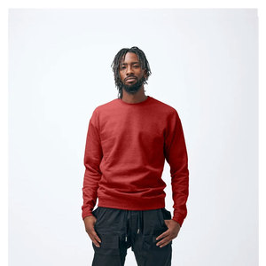 Venta al por mayor de camisetas de algodón peinado personalizadas de alta calidad de peso pesado de manga larga sólido de gran tamaño sudadera pullover - Product Image 5