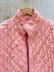 Manteau d'hiver en velours indien matelassé en coton fait à la main pour femmes, respirant, réversible, avec capuche, bouton tricoté, style décontracté. - Product Image 5