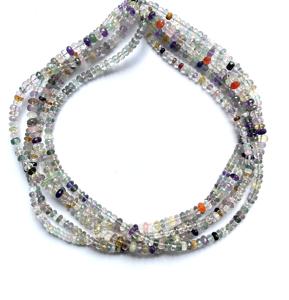 ลูกปัดอัญมณีแบบเหลี่ยมเพชรพลอย1เส้นธรรมชาติสำหรับทำเครื่องประดับอัญมณีชั้นดี - Product Image 1