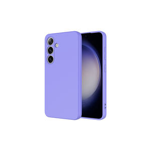 Coque en silicone liquide premium OYO Mara Series pour Samsung Galaxy A36, protection antichoc, silicone souple lilas, A34 A24 - Product Image 1