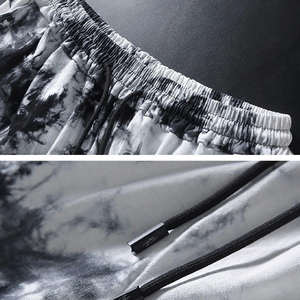 ออกแบบโลโก้ตามสั่ง กางเกงขาสั้นลำลองผู้ชาย ผ้าเนื้อเดียว ระบายอากาศได้ดี เป็นมิตรกับสิ่งแวดล้อม กันยับ กันน้ำ แห้งเร็ว ผลิตจากโพลีเอสเตอร์/คอตตอน - Product Image 3