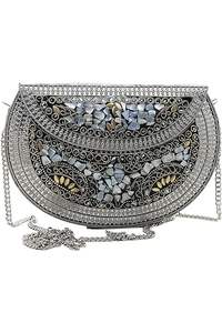 Mosaic <b>Clutch</b> <b>Bag</b> with a Glossy Finish <b>for</b> Formal Events Mosaic <b>Clutch</b> <b>Bag</b> <b>for</b> Festival Fashionable Bridal Handbag Factory Price - Product Image 3