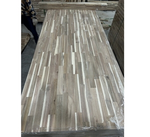 Reliable Quality Acacia Wood Panels Wiped with Wood Wax <b>Oil</b> for Kitchen Furniture Laminated Worktops/Counter Top - Product Image 1