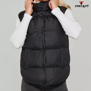 2025 nuevo diseño de chaqueta cálida de invierno para mujer, Chaqueta corta acolchada de algodón con función impermeable para uso exterior, venta al por mayor para damas - Product Image 2