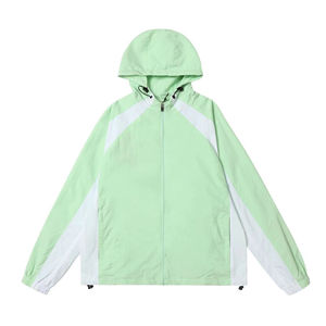 Fabricant de vêtements de ville personnalisé pour hommes décontracté Colorblock réfléchissant en nylon imperméable coupe-vent utilitaire - Product Image 6