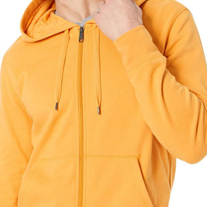 Vente en gros Nouveau design 100% coton Sweat à capuche zippé brodé pour hommes avec logo personnalisé Style hip hop - Product Image 4