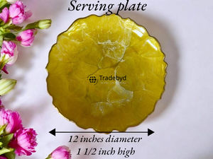 Bandeja de resina de lujo, bandeja decorativa para servir, para el hogar, hoteles y restaurantes, Tradebyd - Product Image 4