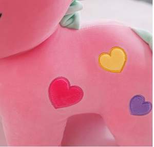 Oso de Peluche Unicornio, Juguete de Peluche de Tela de Espuma Suave, Lindo Animal de Peluche para Niños, Cumpleaños, Bebés, Niños y Niñas, Algodón y Lana - Product Image 3