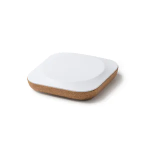 Base di Ricarica Wireless Sostenibile Merlara per Dispositivi USB, Ideale per Articoli Promozionali - Product Image 1