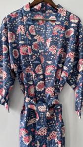 Kimono en coton pour femmes Robes Kimono imprimées pour vêtements de nuit - Product Image 3