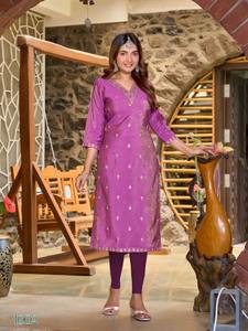 เคอร์ทิสเคี่ยวเคี่ยวแบบโรมันแฟนซีสไตล์ดั้งเดิมพร้อมคอวีสำหรับเสื้อผ้าอินเดียและปากีสถาน - Product Image 4