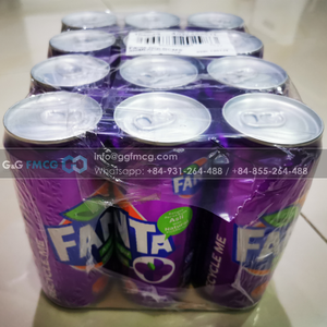 Venta al por mayor Proveedor's Fanta Grape 320ml Refresco con sabor a uva seca Ingredientes Agua Azúcar Sabor - Product Image 3