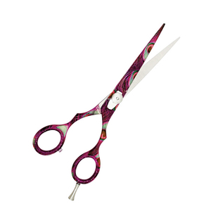 กรรไกรตัดผม Super Cut 440c กรรไกรตัดผมใบมีดคมตรงพร้อมที่วางนิ้วเงินปรับได้ - Product Image 4
