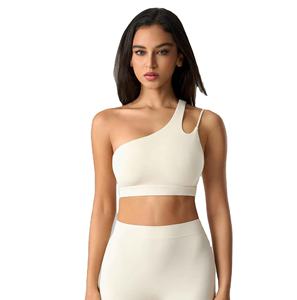 New <b>Womens</b> Solid Mid <b>Waist</b> Front Logo Lightweight Backless Sports Sling Yoga 2 Piece Set Breathable Quick Dry Fitness Yoga Set - Product Image 6