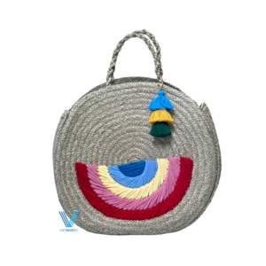 Sac à main en jacinthe d'eau tissée à la main de taille personnalisée sac fourre-tout naturel écologique pour les femmes mode décontractée de tous les jours - Product Image 4