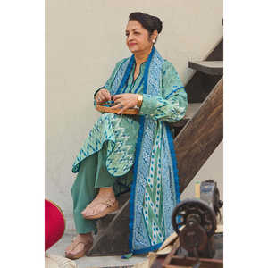 Ensemble de 3 pièces imprimé pour tous les jours avec dupatta CL-52663 Collection B - Product Image 4