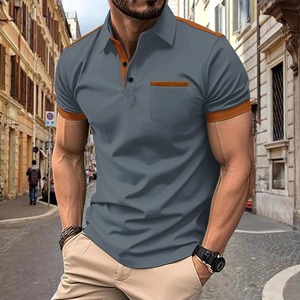 Camiseta de Manga Larga con Forro Polar de Doble Cara para Hombre, Camisa Ajustada de Cuello Alto, Transpirable, Informal, Base de Invierno - Product Image 1