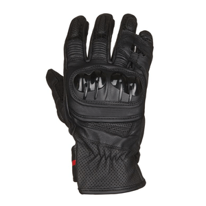 OEM Custom Genuine Goat Leather Unisex Motorbike Gloves Black Red Waterproof Breathable Winter Sports Gear - Product Image 5