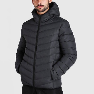 Chaqueta de Plumón Acolchada con Botones, Estilo Burbuja, Talla Grande, con Logotipo Personalizado del Fabricante, Nueva Colección de Invierno para Hombre - Product Image 1