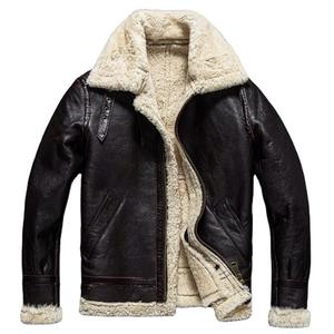 Exclusive <b>Fur</b> Leather <b>Jacket</b> <b>For</b> <b>Men</b> Stylish Warm Plush Lining Comfortable Thick Outerwear Trendy Casual winter <b>jacket</b> - Product Image 3