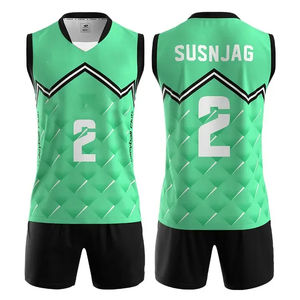 Uniformes de voleibol al por mayor de alta calidad con servicios OEM ODM, ropa deportiva versión femenina de secado rápido de poliéster 100% - Product Image 5