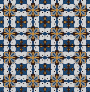 Carreaux muraux mats de la série marocaine 600x600mm Carreaux vitrifiés antidérapants pour sol intérieur pour centre commercial - Product Image 4