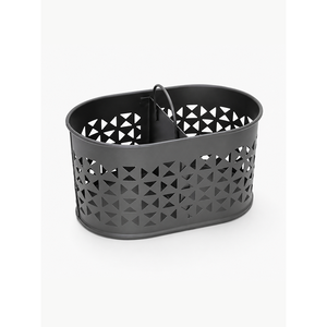 Organizer per Utensili da Cucina in Metallo Zincato – Organizer per Forchette, Cucchiai e Coltelli - Product Image 1