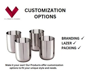 Vente en gros de gobelet en verre en acier inoxydable 300ML Design classique Ins écologique réutilisable pour boire Taille personnalisée - Product Image 3