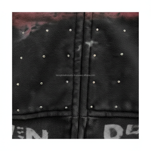 เสื้อฮู้ดผู้ชายสไตล์อินเทรนด์ เหมาะสำหรับสวมใส่ทุกวัน แฟชั่นสตรีทสไตล์ ชุดลำลอง ผ้าฝ้ายผสม - Product Image 5