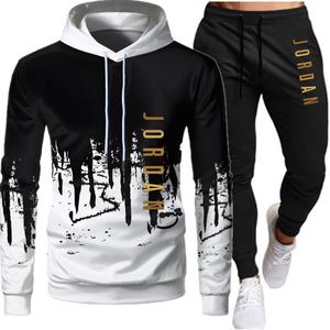 Conjunto de Sudaderas Grises para Hombre, 100% Algodón, Jacquard, Sudadera Informal, Top, Mejor Calidad, Venta al por Mayor, Sudaderas Francesas Personalizadas con Cuello Redondo - Product Image 6