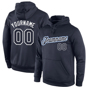 Sweat-shirt à capuche personnalisé noir par sublimation, nom d'équipe personnalisé, numéro, sweat-shirt à capuche sport, vêtements de sport, sweat-shirt à capuche unisexe, streetwear - Product Image 4