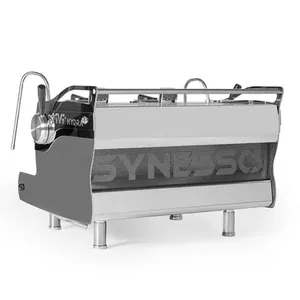 Machine à expresso semi-automatique portable électrique Value-driven MVP HYDRA 2GR en acier inoxydable à 2 groupes avec système de brassage manuel - Product Image 4