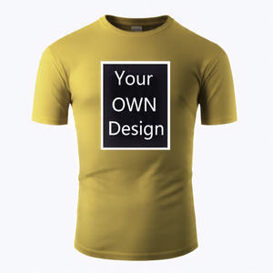 Camiseta de poliéster de manga corta de secado rápido personalizada para hombre, camiseta lisa para entrenamiento de gimnasia, ropa para correr, camisetas por sublimación - Product Image 1