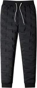 Pantalones acolchados de burbujas de invierno para hombres, cálidos y gruesos para exteriores, pantalones acolchados con aislamiento, moda informal, suministro de fábrica OEM - Product Image 4