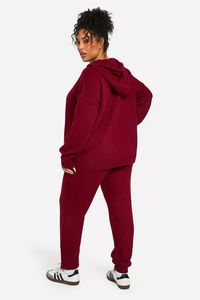 ชุดวอร์ม2ชิ้นผ้าคอตตอนออร์แกนิกสำหรับผู้หญิงชุดวอร์มปักลายแบบสวมหัวขนาดใหญ่พิเศษสั่ง100% - Product Image 4