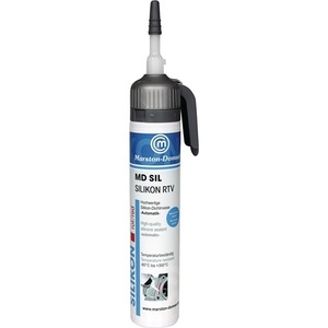 MARSTON 200ml Automatic Cartridge Red MD SIL Silicone Sealant for Automotive <b>Rubber</b> - Product Image 1